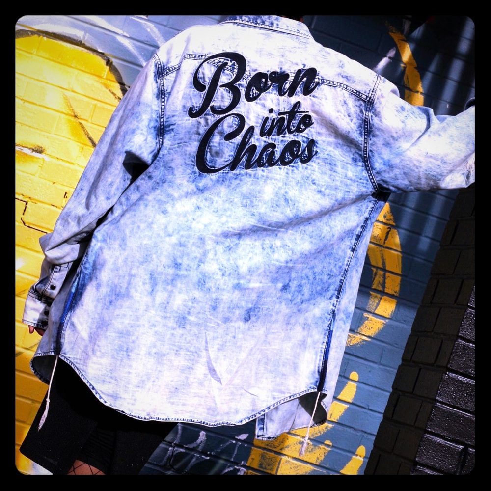 “Cult of Individuality” denim button down